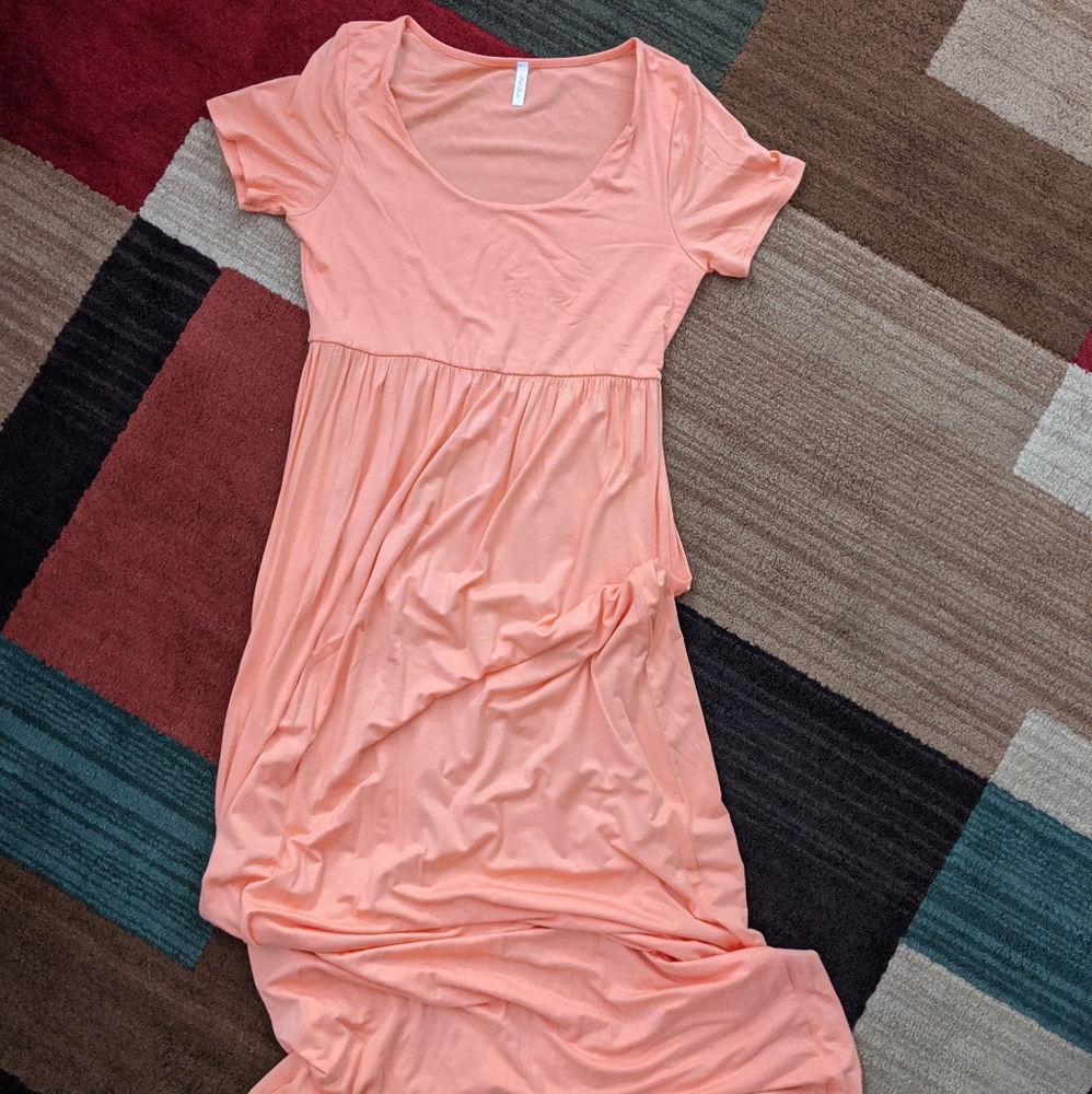 Pink Blush Maternity Maxi